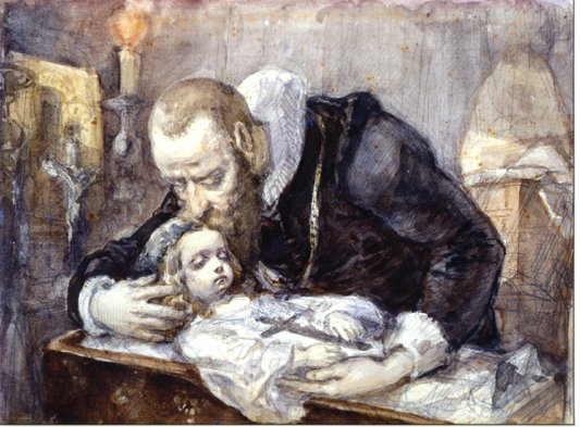 Jan Kochanowski over the dead body of his daughter